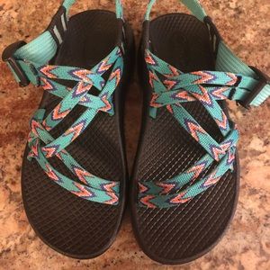 Girls Chaco sandals.